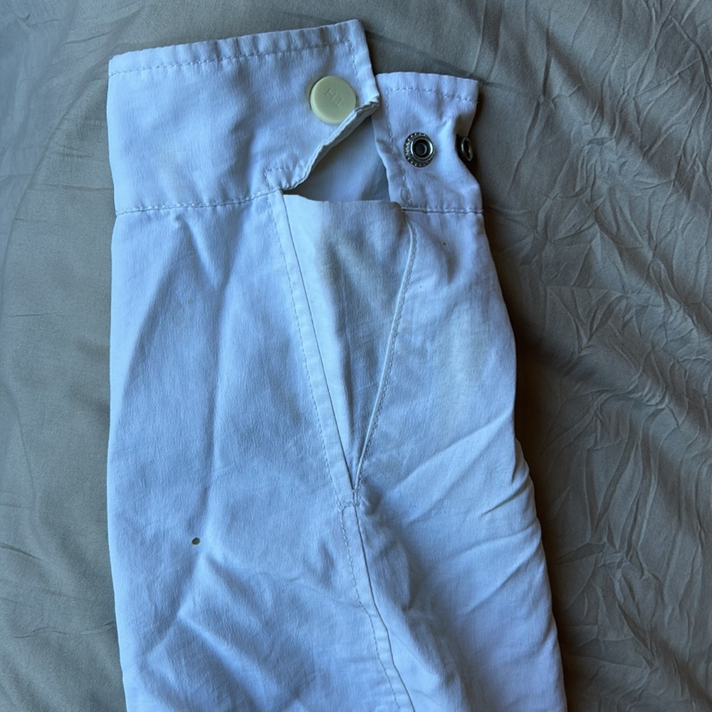 Tommy Hilfiger White Windbreaker Jacket (M) - Picture 5 of 6